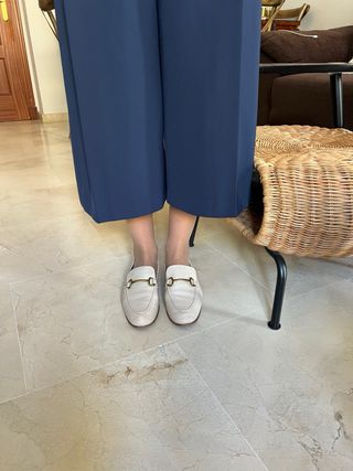 Mocasines Massimo Dutti Piel Beige Talla 39