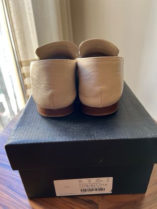 Mocasines Massimo Dutti Piel Beige Talla 39