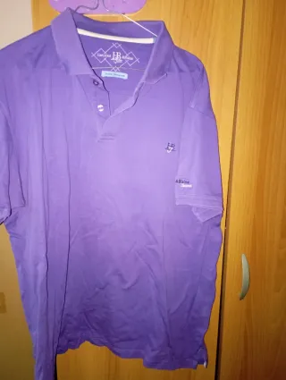 Polo Harmont & Blaine mezza manica viola