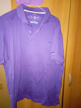 Polo Harmont & Blaine mezza manica viola