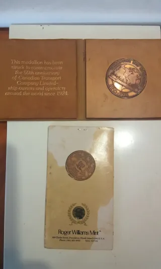 Medallas Conmemorativas 1974 y 1976