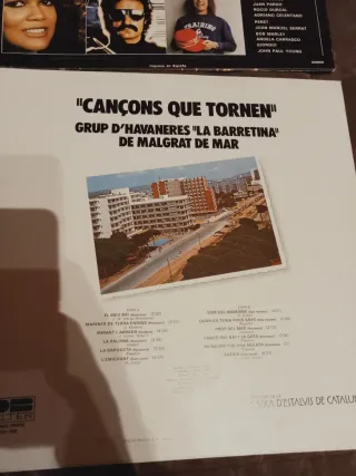 6 Vinilos Grandes Éxitos 70 y habaneras.