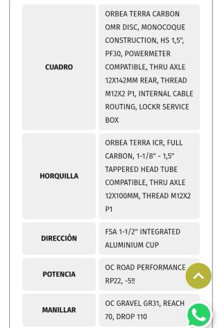 Orbea Terra M30 1x 2025 Talla S