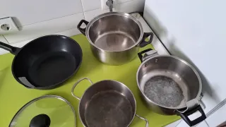 Lote de ollas y sartén