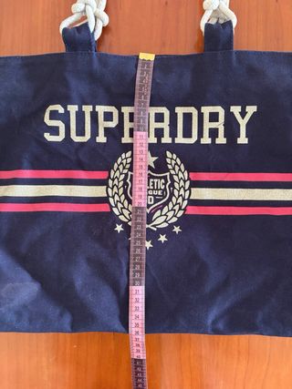 Bolso Tote Superdry Azul y Rosa