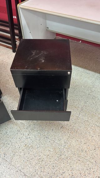 Cajonera de oficina negra