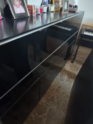 Mesa centro, cómoda y base TV