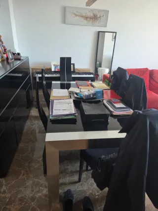 Mesa centro, cómoda y base TV