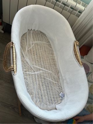 Moisés mimbre Cambrass con soporte
