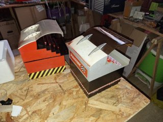 Tribuna Scalextric BOXES box gradas 1x30 2x50