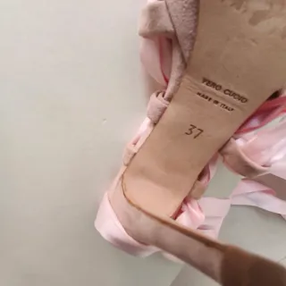 Sandali donna con tacco alto rosa