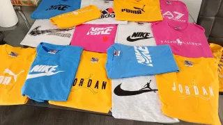 Lote Camisetas Varias Marcas Talla Única