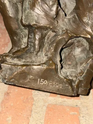 Escultura Bronce L.M. Lafuente Numerada
