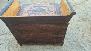 Arca pintada a mano decorativa