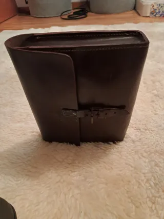 Bolso de cuero marrón vintage