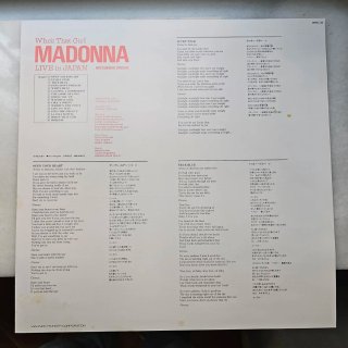LaserDisc Madonna - Who's That Girl Live in Japan