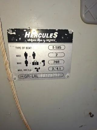 Barca hinchable HERCULES T 185.