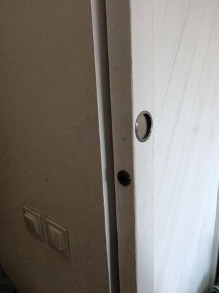 Puertas granero blanca (riel a parte)