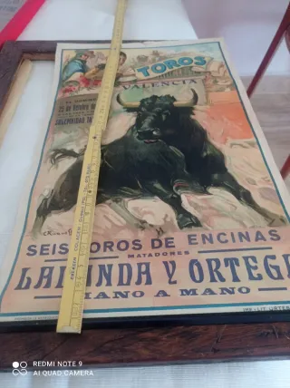 Cartel Toros Valencia 1931