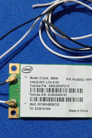 Tarjeta WiFi Intel 5100