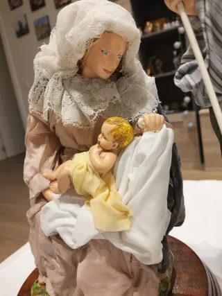 Nacimiento Belén 30cm Barro Artesanal