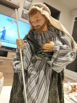 Nacimiento Belén 30cm Barro Artesanal