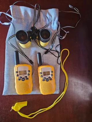 Walkie Talkies y Binoculares para Niños