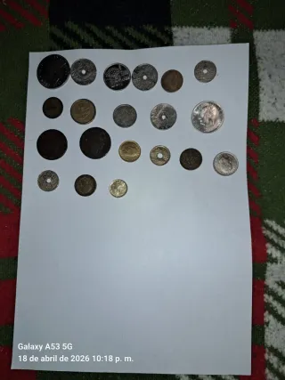 Lote 21 monedas antiguas
