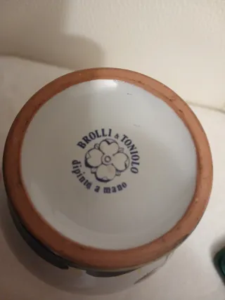 Vasetto Ceramica Vintage Brolli Toniolo Faenza