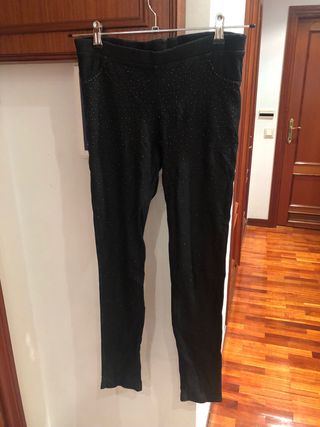 Leggings negros con brillos
