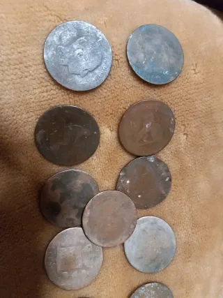 Monedas antiguas de cobre