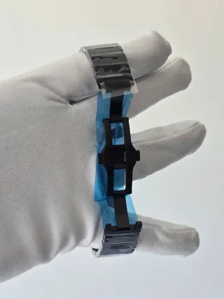 Seiko Mod Santos Noir/Negro automático NH35