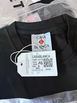 Camiseta Negra Casa Blanca