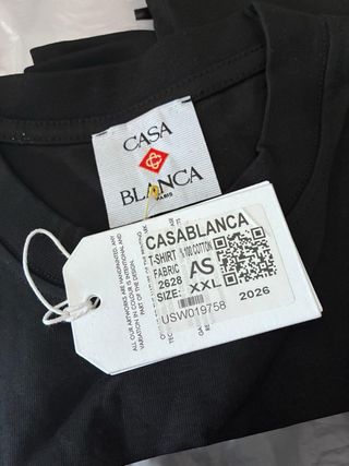 Camiseta Negra Casa Blanca