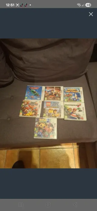 Lote 7  Juegos Nintendo 3DS