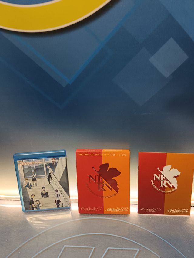 bluray EVANGELION : 1.11 + EVANGELION : 2.22 - DOBLE BLU-RAY + DOBLE DVD EDICION COLECCIONISTAS