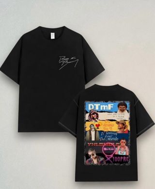 Camiseta Bad Bunny Biografía Talla M