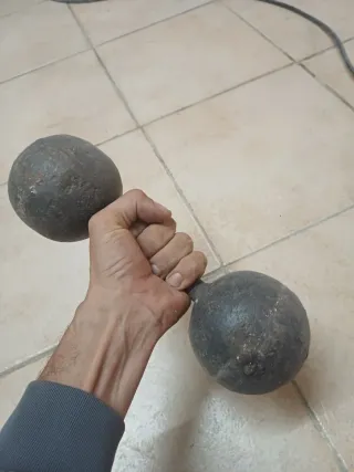 Mancuerna antigua 5kg