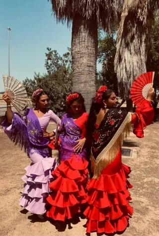 Trajes de flamenca de Écija ( Sevilla)