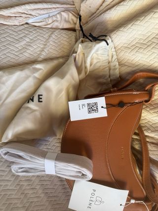 Bolso Polene Marrón Cuero