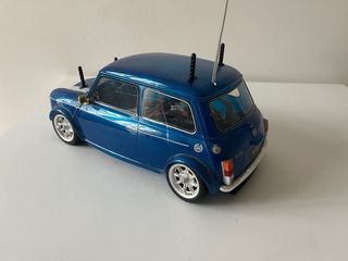 Mini Cooper Tamiya Blu