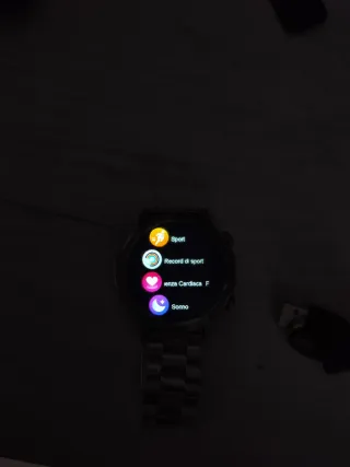 Smartwatch Silver con Cinturino Metallo