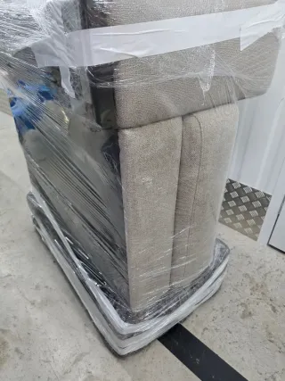Sofá Natuzzi + Sillón + Puf Recién Tapizados