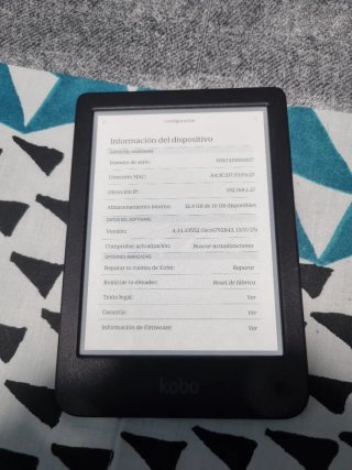 Libro electrónico Kobo Clara Colour