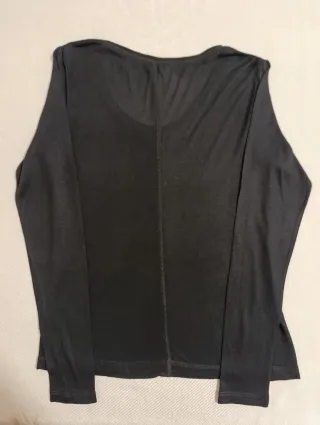 Camiseta Nümph Talla S negra manga larga