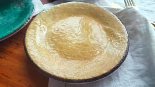 6 piatti frutta Materici Verde e Giallo Italy
