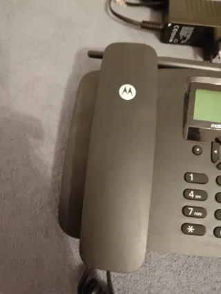 Teléfono Motorola Negro
