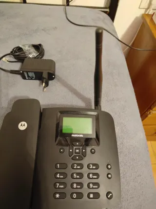 Teléfono Motorola Negro