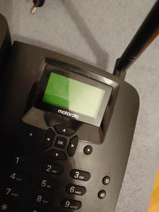 Teléfono Motorola Negro