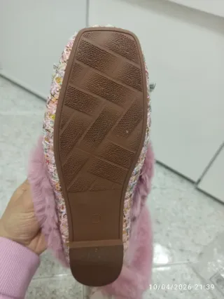 Ciabatte donna rosa con fiori